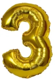 Balon foliowy XXL 3 złoty