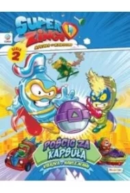 Pościg za kapsułą. Książka z naklejkami + figurka