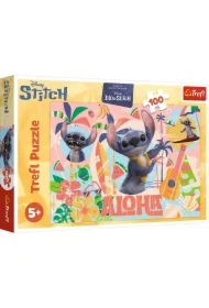 Puzzle 100 el. Stitch i przyjaciele w akcji