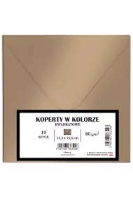 Koperty KW złote 10 szt