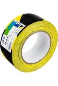 Taśma ostrzegawcza samoprzylepna czarno-żółta