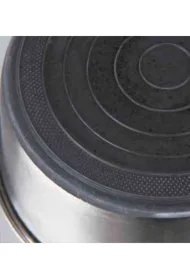 Miska metalowa z gumową podstawą 21cm