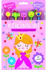 Księżniczki. Kolorowanka z barwnym obrysem