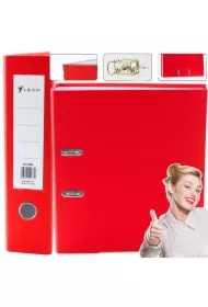 Segregator A4/75mm czerwony