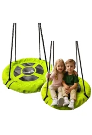 Huśtawka ogrodowa bocianie gniazdo zielona 60cm