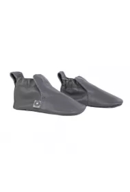 Skórzane buciki dla niemowląt szare Stepper Gunmetal rozm. 20
