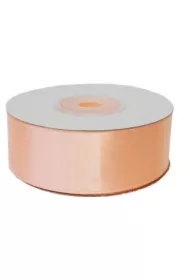 Wstążka satynowa jasna łososiowa