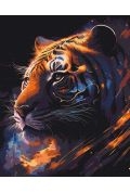 Zdjęcia - Rysowanie Zodiak Malowanie po numerach  tygrysa 