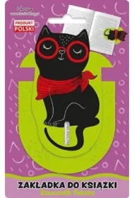 Zakładka znacznik - Kot w okularach