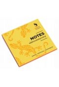 Zdjęcia - Notatnik Notes elektrostatyczny pomarańczowy 100 karteczek