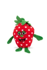 Zabawka, dla psa, truskawka, pluszowa, 14 cm
