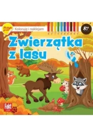 Koloruję i naklejam. Zwierzątka z lasu