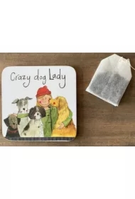 Podkładka pod kubek C154 Crazy Dog Lady Psiara