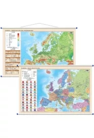 Mapa ścienna - polityczno-fiz. 1:12 000 000 Europa