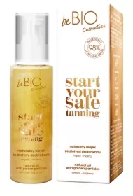 Naturalny olejek do ciała ze złotymi drobinkami