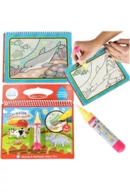 Kolorowanka malowanka Książeczka wodna z mazakiem - Farma