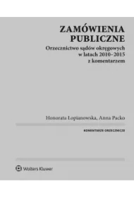 Zamówienia publiczne. Orzecznictwo sądów okręgowych w latach 2010-2015 z komentarzem