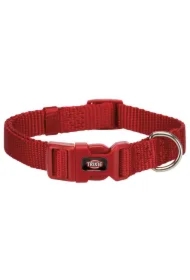 Obroża Premium, S-M: 25-40 cm/15 mm, czerwona