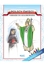 Polscy święci. Obrazki do kolorowania