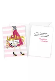 Karnet B6 Urodziny cudownej dziewczyny