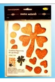 Szablon figurowy do quillingu koniczyna 14.5x19cm