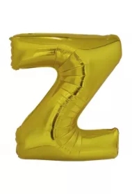 Balon foliowy litera Z złota
