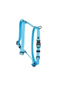 Szelki dla psa z wytrzymałej gumy, niebieskie, 16mm/30-60cm