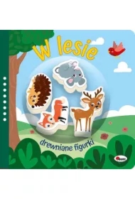 W lesie Drewniane figurki