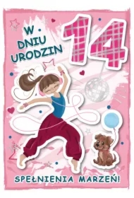 Karnet urodziny 14