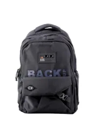 Plecak szkolny 6 kieszeni Back Up czarny 23L