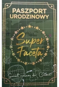 Karnet Urodziny Nowy paszport męskie