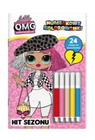 L.O.L. Surprise! OMG Numerkowe kolorowanki część 3. Hit sezonu