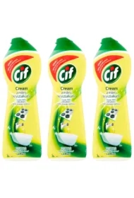 Mleczko z mikrokryształkami do czyszczenia powierzchni Cream Lemon Zestaw