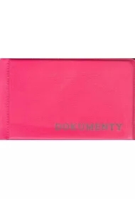 Okładka na dokumenty małe pink