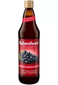 Sok z czerwonych winogron z żelazem