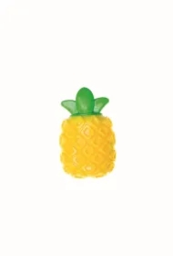 Ananas, zabawka, dla psa, TPR, 11, 4 x 7 x 4, 5 cm, z piszczałką