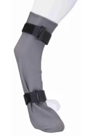 Skarpetka ochronna, silikon, S: 6 cm/30 cm, szara