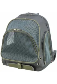 Lyla, plecak, dla psa, szary/niebieski, 34 x 22 x 42 cm