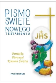 Pismo Święte NT kieszonkowe Pamiątka I Komunii Św.