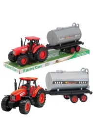 Traktor z przyczepą cysterna