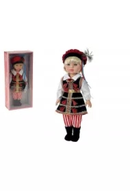 Lalka chłopiec w stroju ludowym 38cm polski dźwięk