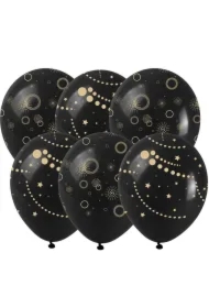 Balony okazjonalne ze złotym nadrukiem