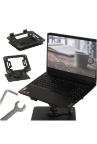 Podstawka pod laptopa regulowana 360&deg; stolik pod laptopa ergonomiczny czarny
