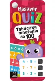 Magiczny quiz. Tabliczka mnożenia do 100. Z nitem