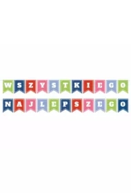 Girlanda Wszystkiego Najlepszego, flagi