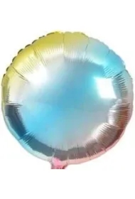 Balon foliowy tęczowy okrągły