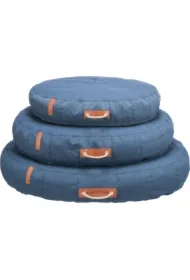 Be Nordic Föhr, poduszka, dla psa/kota, okrągła, czarna, 100 x 70 cm