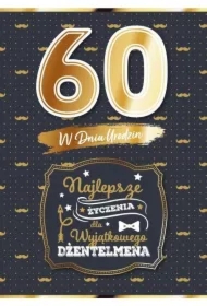 Karnet Urodziny 60 dla niego