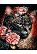 Zdjęcia - Rysowanie Malowanie po numerach - Czarny Kot