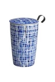 Kubek z zaparzaczem TeaEve Indigo Lines 80038